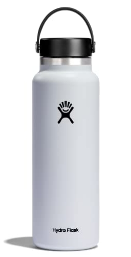 Picture of STEEL TECHNOLOGY LLC W40BTS110 Hydro Flask Water Bottle - Insulated Stainless Steel - Wide Mouth Flex Lid, Non Spill, Leakproof and Refillable in 40 Oz (EA)