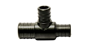 Picture of FLAIR-IT 32777 Ecopoly 32777 PEX Tee, 1" x 3/4" x 3/4", 1.0" ID, Crimp, Plastic (Pack of 5) (EA)