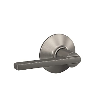 Picture of Ingersoll Rand F10VLAT619 Schlage F10 V LAT 619 Latitude Door Lever, Hall & Closet Passage Lock, Satin Nickel (EA)