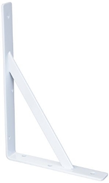 Picture of Knape & Vogt 208 WH 300 Knape & Vogt 208WH300 12" White Heavy Duty Shelf Brackets (EA)
