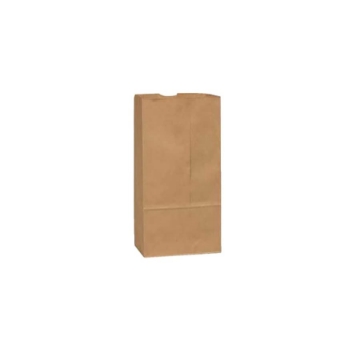Picture of DUBL-LIFE NAT REC FSC 4 LB 500 301034 Bagcraft Corporation Kraft Paper Recycled Number 4 Grocery Bag, 5 x 3 x 9 inch - 500 per case. (EA)