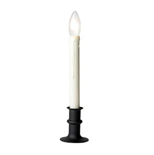 Picture of GHH INC P-1524-OI Celestial Lights Battery Operated LED Window Candles with Streetside Brightness Dual LED Bulb with Daily Timer and Adjustable Height (Black) (EA)