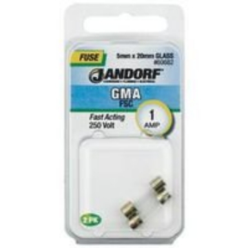 Picture of JANDORF SPECIALTY HARDWARE 60682 Jandorf Specialty Hardw Fuse Gma 1A Fast Acting 60682 (EA)