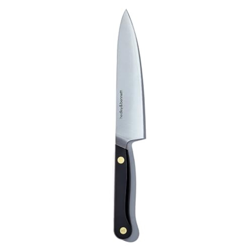 Picture of HEDLEY & BENNETT INC 810059948723 hedley & bennett Utility Knife - 5.6 Inches Japanese 3-Layer High Stainless Steel Blade, Sharp Plain Edge for Fruits & Vegetables - Caviar (Black) (EA)