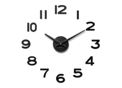 Picture of WESTCLOX(R) 33324 Westclox Analog Modern 20" Floating Number Quartz Accurate Wall Clock (EA)