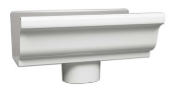 Picture of AMERIMAX 27080 Gutter End 3x4in Wht W/Outlet (EA)