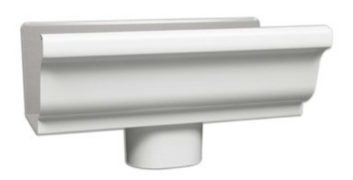 Picture of AMERIMAX 27080 Gutter End 3x4in Wht W/Outlet (EA)