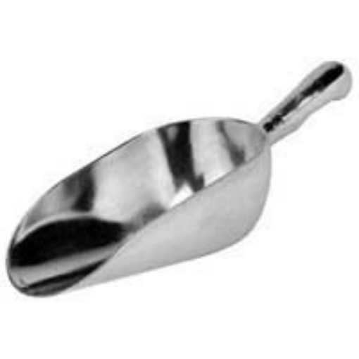 Picture of NORPRO 9004 Norpro 5.25 in. W x 14-3/4 in. L Silver Aluminum Scoop (EA)