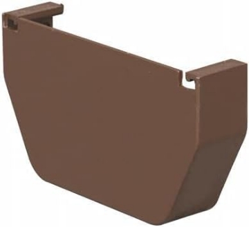 Picture of AMERIMAX T1511 Amerimax 5.8 in. H x 4.5 in. W x 5.8 in. L Brown Vinyl Gutter End Cap - Case of: 20;2020 (PK-20-EA)