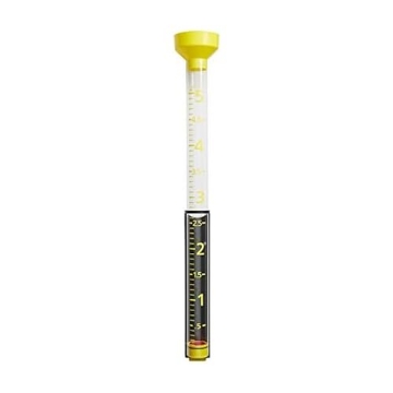 Picture of TAYLOR PRECISION PRODUCTS 2706 Taylor Capacity Jumbo Rain Gauge, Measure and Monitor Precipitation, Easy to Read for Backyard, Patio, Garden, and Lawn, 5-inch, Yellow (EA)