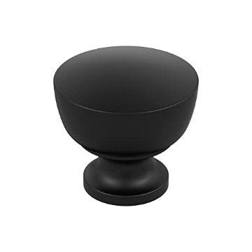 Picture of Amerock BP37022MB Miseno MCKTRK1125 Savannah 1-1/4 Inch Conical Cabinet Knob - Matte Black (EA)