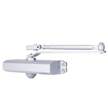 Picture of BRINKS BC4031 BRINKS Commercial - Heavy Duty Commercial Door Closer, Aluminum Finish - Adjustable from Size 1 to Size 5 with a 180-Degree Opening Range (EA)