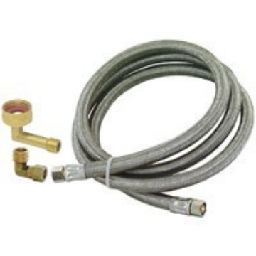 Picture of Eastman Kodak Company 41045 Eastman 3/8 in. Compression X 3/8 in. D Compression 6 ft. Stainless Steel Dishwasher Supply Line (EA)
