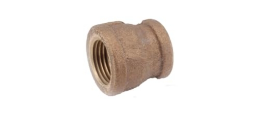 Picture of Andersen 738119-0806 Anderson Metals 738119-0806 1/2-Inch by 3/8-Inch Low Lead Reducing Coupling, Brass (EA)