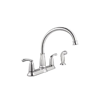 Picture of Moen 87403 Moen 87403 Bexley Chrome 2Handle Lever Kitchen Faucet with Sprayer (EA)