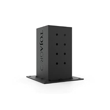 Picture of TOJA GRID INC G021012MB1 TOJA GRID Solo 4 Pack Base or Wall Connector for 4x4 Wood Posts (EA)