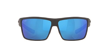 Picture of COSTA 06S901660901624 Costa Del Mar Mens Rinconcito Rectangular Sunglasses, Matte Grey/Blue Mirrored Polarized-580G, 60 mm (EA)