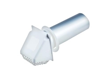 Picture of DEFLECTO RVHAW4 Deflecto Dryer Vent Hood, Wide Mouth, 4", White (RVHAW4) (EA)