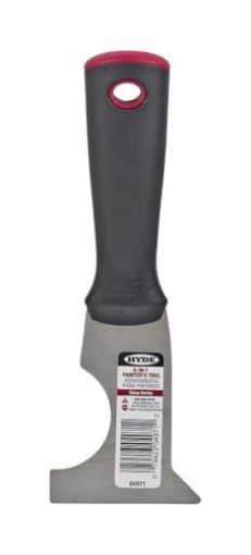 Picture of HYDE TOOLS INC 04971 Hyde 2-1/2 in. W Carbon Steel 5-in-1 Painter's Tool - Case of: 5;5 (PK-5-EA)