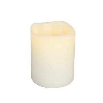 Picture of EVERLASTING GLOW 33075 Everlasting Glow LED Wax Melted Edge Candle, Bisque Color, 3" x 4" (EA)