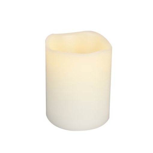 Picture of EVERLASTING GLOW 33075 Everlasting Glow LED Wax Melted Edge Candle, Bisque Color, 3" x 4" (EA)