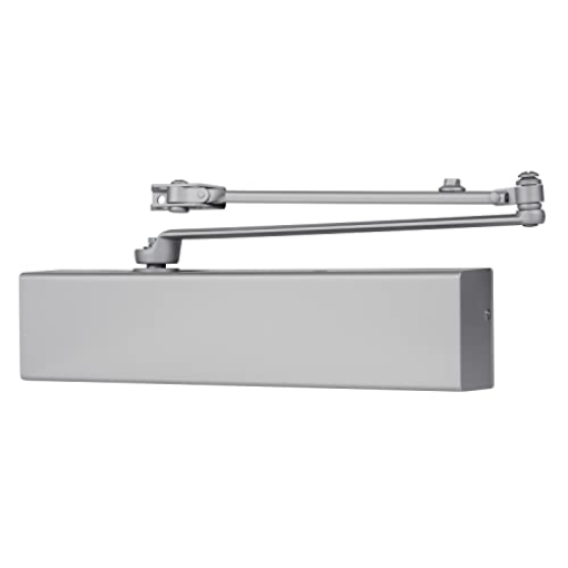 Picture of BRINKS BC4061 BRINKS Commercial - Heavy Duty All-in-One Commercial Door Closer, Aluminum Finish - Adjustable from Size 1 to Size 5 with a 180-Degree Opening Range (EA)