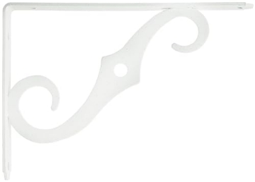 Picture of National/Spectrum Brands N229-419 152BC 8â€ x 5-1/2â€ Ornamental Shelf Bracket - Antique White (EA)