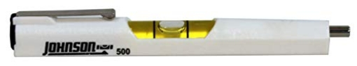 Picture of JOHNSON SC & SONS INC 500 Johnson Level & Tool 500 Pocket Level w/Magnetic Pickup, Silver, 1 Level (EA)