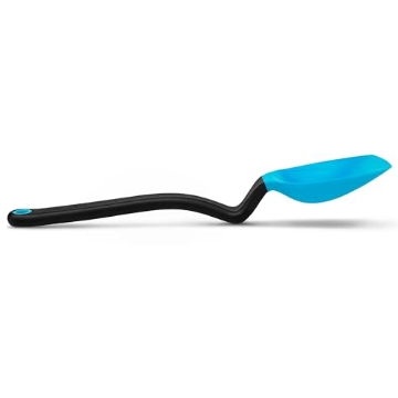 Picture of DREAMFARM INC DFSU2676 Dreamfarm Supoon Non-Stick Sit-Up Silicone Scraping, Serving, Cooking Spoon Measures 5ml Tsp & 15ml Tbsp - 11" Dreamfarm Blue (EA)