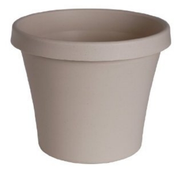 Picture of Bloem, Lcc. TR1283 Bloem Terrapot 10.7 in. H Resin Traditional Pepperstone Planter (EA)