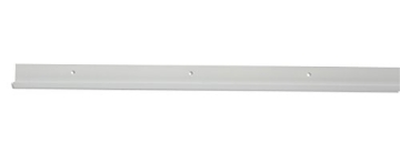 Picture of RUBBERMAID COMMERCIAL 3Q70-00-WHT Rubbermaid FastTrack Rail Hardware 40" White Heavy-Duty Steel Durable Organization for Home/Laundry/Bathroom/Mudroom/Pantry/Linen Closet (PK-10-EA)