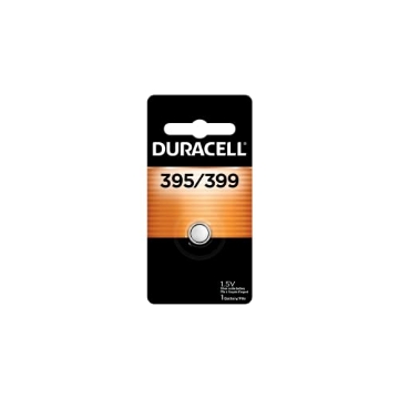 Picture of DURACELL(R) D395/399PK Duracell 395/399 Silver Oxide Button Battery, 1 Count Pack, 395/399 1.5 Volt Battery, Long-Lasting for Watches, Medical Devices, Calculators, and More (EA)
