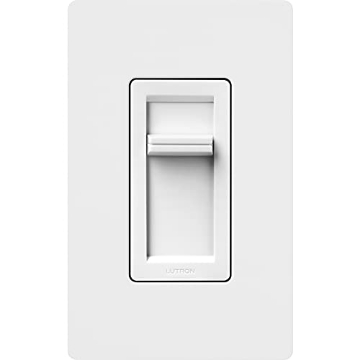 Picture of LUTRON ELECTRONICS CO LECL-150H-WH Lutron Lumea C-L White 150 watts Slide Dimmer Switch 1 pk (EA)