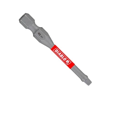 Picture of Freud Inc DSQ22P15 Diablo Square Drive Bits with Anti-Slip Tip for Installing and Removing Fasteners - Impact Strong, 1/4" Hex Shank, SQ2 Screwdriver Head, 2" Length, 15-Pack - DSQ22P15 (EA)