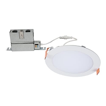 Picture of HALO HLB6099FS1EMWR HALO HLB Recessed Lighting 6 Inch LED Thin Canless, Dimmable w/Selectable Color Temperatures - HLB6099FS1EMWR (EA)