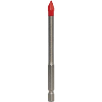 Picture of Freud Inc DMANSP1030 Diablo Hard Tile & Stone Carbide Tipped Drill Bit - Ideal for Hammer and Rotary Drills - 1/4" Diameter, Hex Shank, 3-1/2" Length - DMANSP1030 (EA)