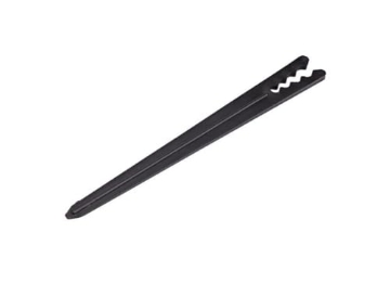 Picture of Rain Drip 381010B Raindrip 381010B 1/8-Inch - 1/4-Inch Heavy-Duty Tubing Support Stake for Drip Irrigation Supply Tubing and Drip Systems, 6-Inch Long, Plastic, 10-Pack, Black (EA)