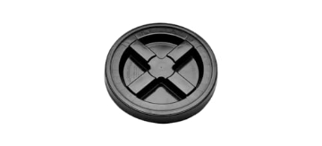 Picture of LEAKTITE 1044433 Leaktite LD5GRLBK006 Screw-Top Lid for 3 & 5 Gl Blk Pk06, 3.5 to 5GL, Multi (EA)