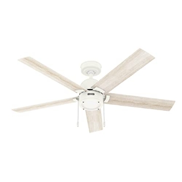 Picture of Hunter Fan Company 51761 Hunter Fan Company 51761 Erling Ceiling Fan, Matte White, 52 (EA)