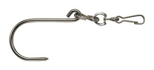 Picture of ALLWAY TOOLS INC SPH Allway Silver 1 gal. Metal Paint Pail Hook (PK-10-EA)