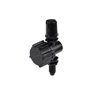 Picture of Rain Drip R198CT Raindrip R198CT, Adjustable Flow Micro Sprinkler, Bow-Tie Pattern, Fan Spray, with 10-32 Threaded Inlet, Drip Irrigation Emitters for Drip Irrigation Gardening Systems, 5-Pack, Black (EA)