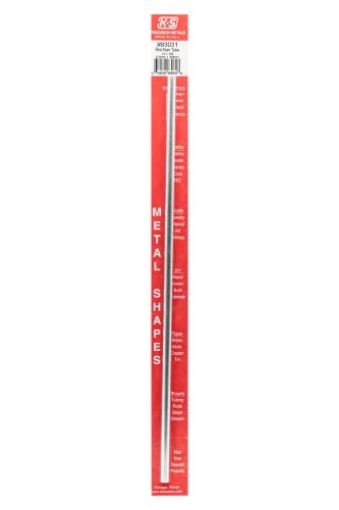 Picture of K&S 83031 K&S Precision Metals Round Aluminum Tube 83031 – 1/4" OD x 0.035" Wall x 12" Long – DIY Crafts, Model Building, Home Projects, Made in USA, 1 Tube (EA)