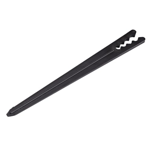 Picture of Rain Drip 381025B Raindrip 381025B 1/8-Inch - 1/4-Inch Heavy-Duty Tubing Support Stake for Drip Irrigation Supply Tubing and Drip Systems, 6-Inch Long, Plastic, 25-Pack, Black (EA)