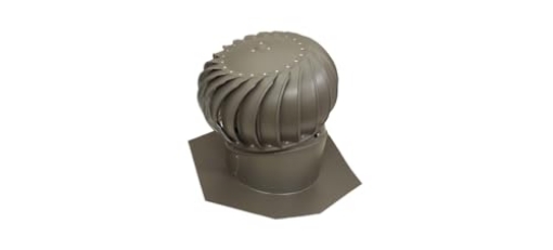Picture of AIR VENT INC TIBS0G00 Air Vent AirHawk Turbine (12" Internal Brace, Weather Wood) (EA)