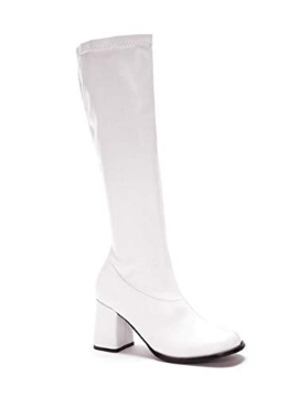 Picture of ELLIE SHOES HA4WT6 Ellie Shoes Patent Leather White Go Go Boots Size 6 (EA)