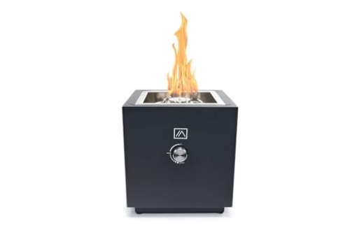 Picture of TK PRODUCTS INC TK-1092-QB Ukiah Qube 12.5 in. W Steel Outdoor Square Propane Fire Pit (EA)