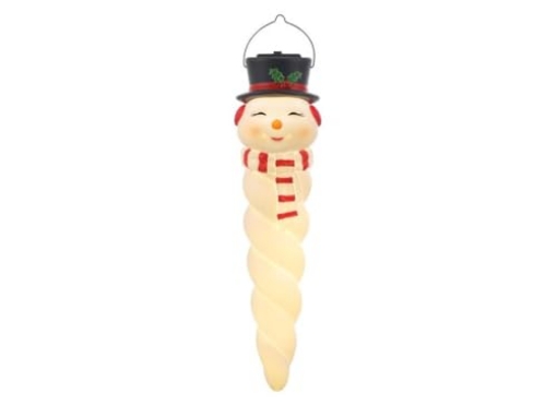 Picture of MR CHRISTMAS INC 12524AC Mr. Christmas 12524AC Hanging Decor LED Blow Mold Snowman Icicle 12" (EA)