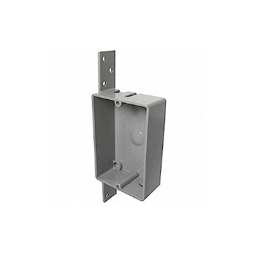 Picture of Cantex Industries EZ08SB Cantex Electrical Box, Shallow, W/Bracket, PVC (EA)
