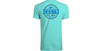Picture of COSTA FQA400022-6DUM Costa Del Mar Prado Short Sleeve T Shirt, Caribbean, Medium (EA)