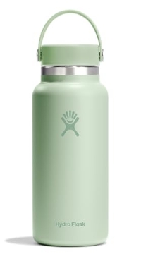 Picture of STEEL TECHNOLOGY LLC W32CTS338 Hydro Flask Water Bottle - Insulated Stainless Steel - Wide Mouth Flex Lid, Non Spill, Leakproof and Refillable in 32 Oz Aloe Green (EA)